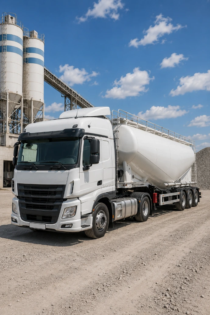 Bulk cement supply for contractors